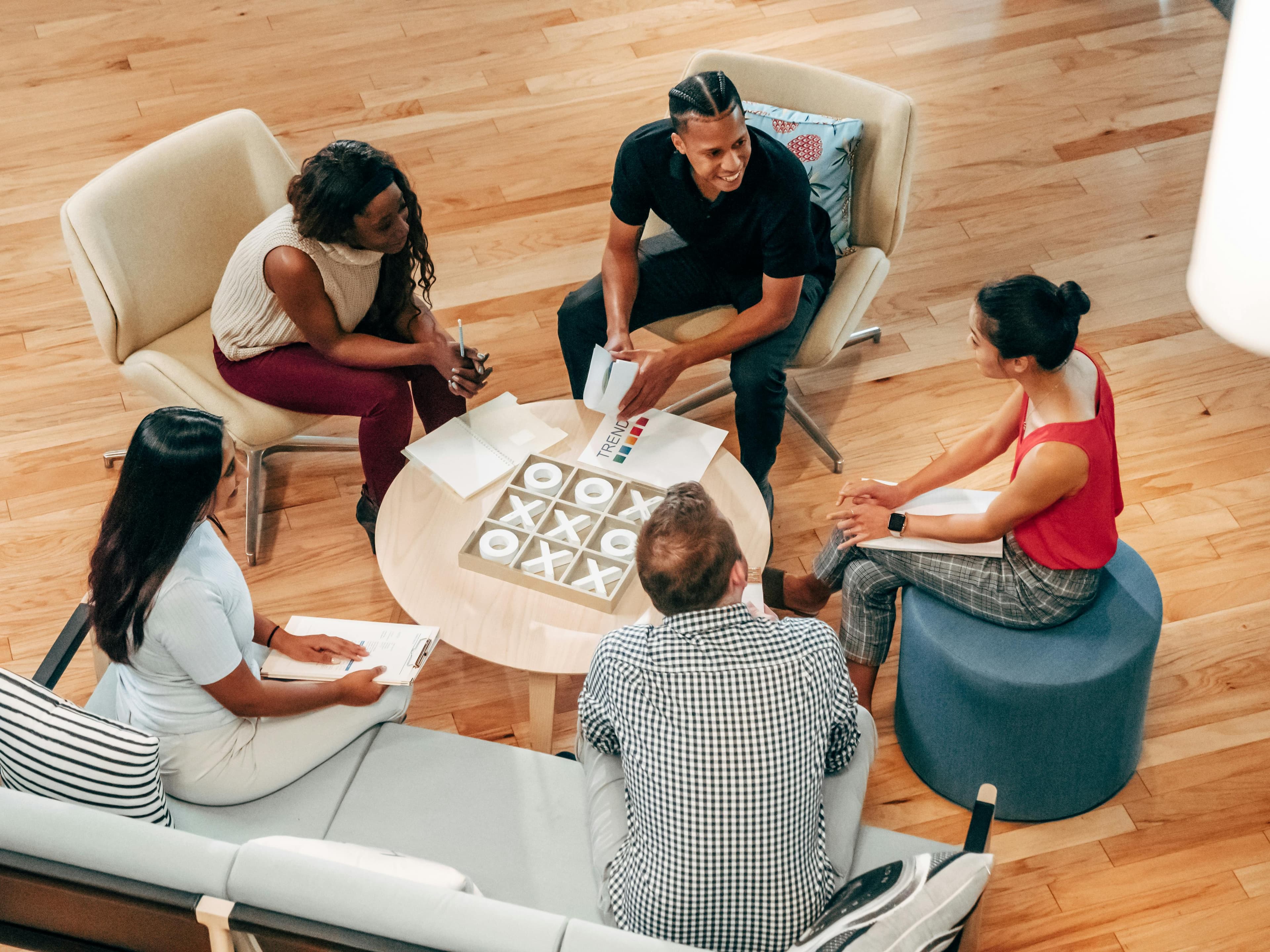 Modern coworking space in Ghana